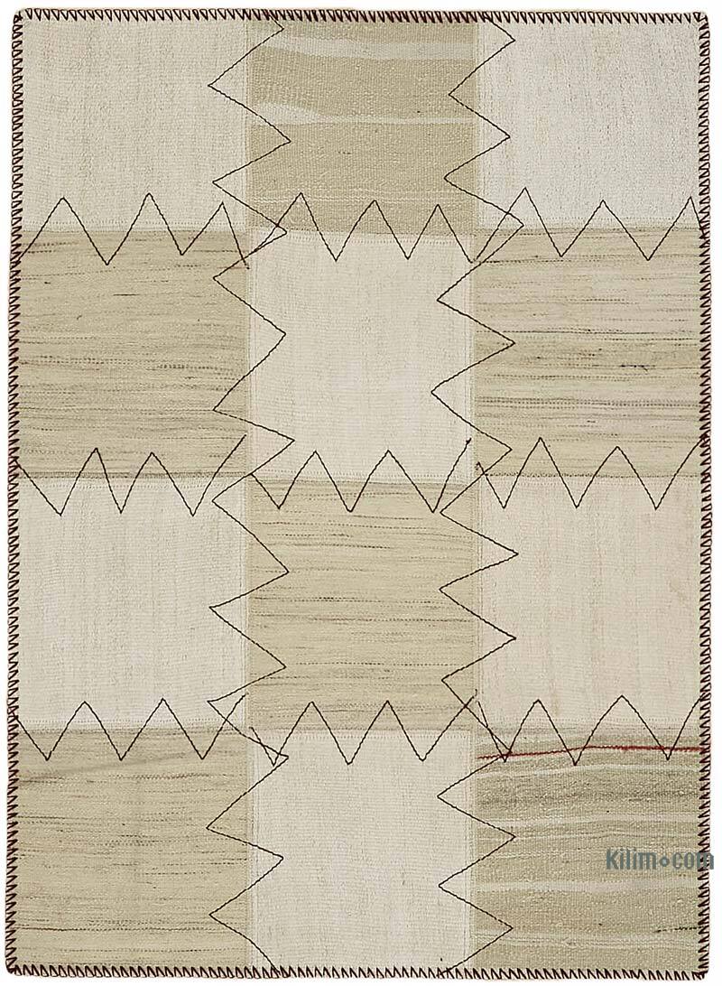 Patchwork Hemp Kilim Rug - 3' 1" x 4' 2" (37" x 50") - K0070551
