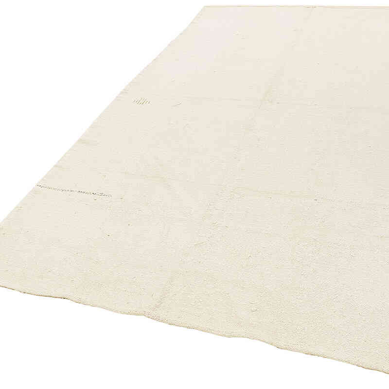Vintage Anatolian Hemp Kilim Rug - 5' 8" x 9' 6" (68" x 114") - K0070557