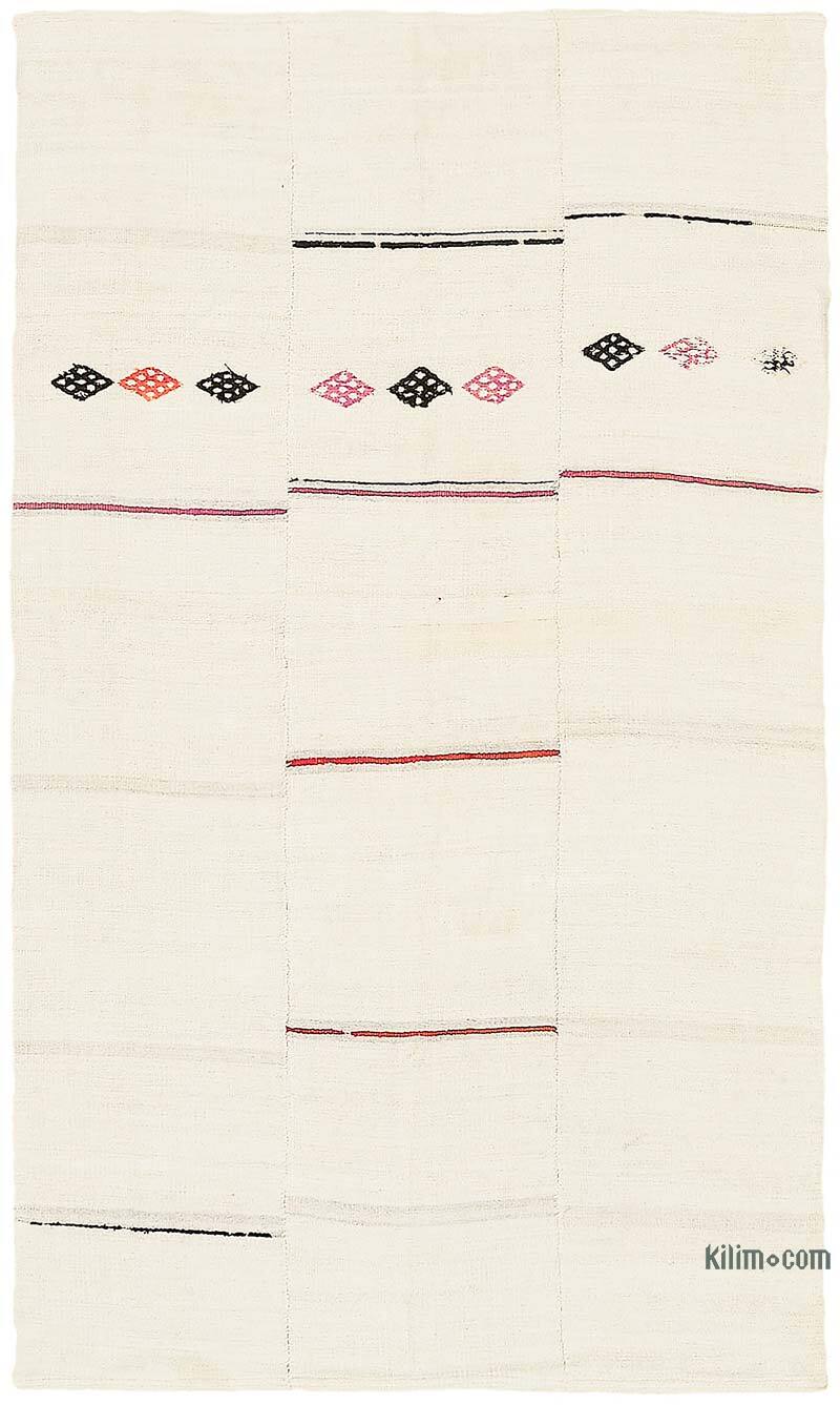 Vintage Anatolian Hemp Kilim Rug - 5' 6" x 9'  (66" x 108") - K0070561