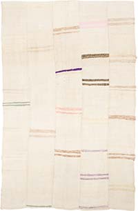 Vintage Anatolian Hemp Kilim Rug - 4' 11" x 7' 10" (59" x 94")
