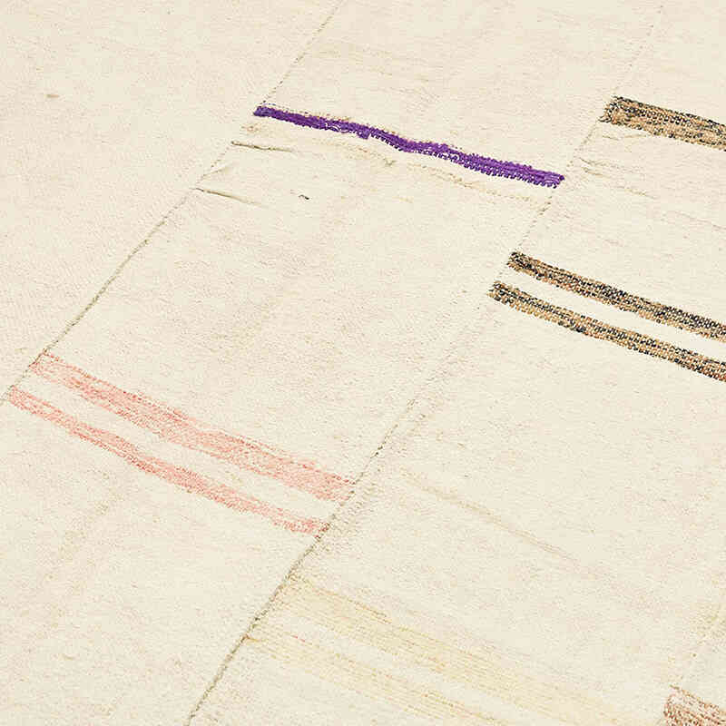 Vintage Anatolian Hemp Kilim Rug - 4' 11" x 7' 10" (59" x 94") - K0070563