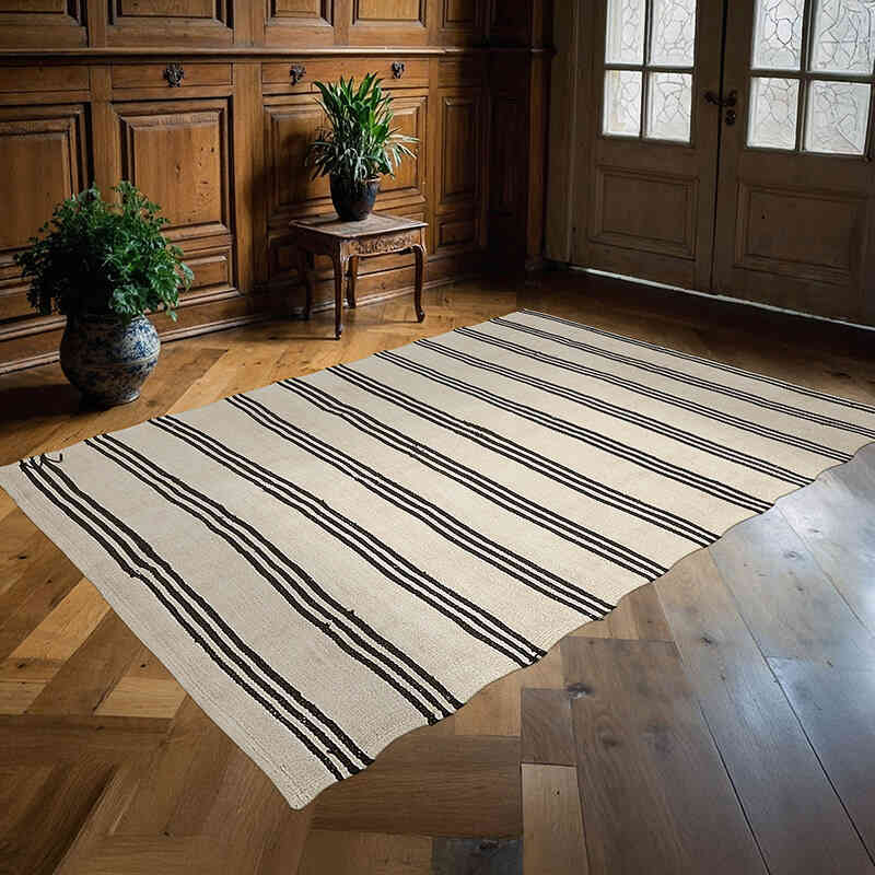 Vintage Anadolu Kendir Kilim - 160 cm x 230 cm - K0070566