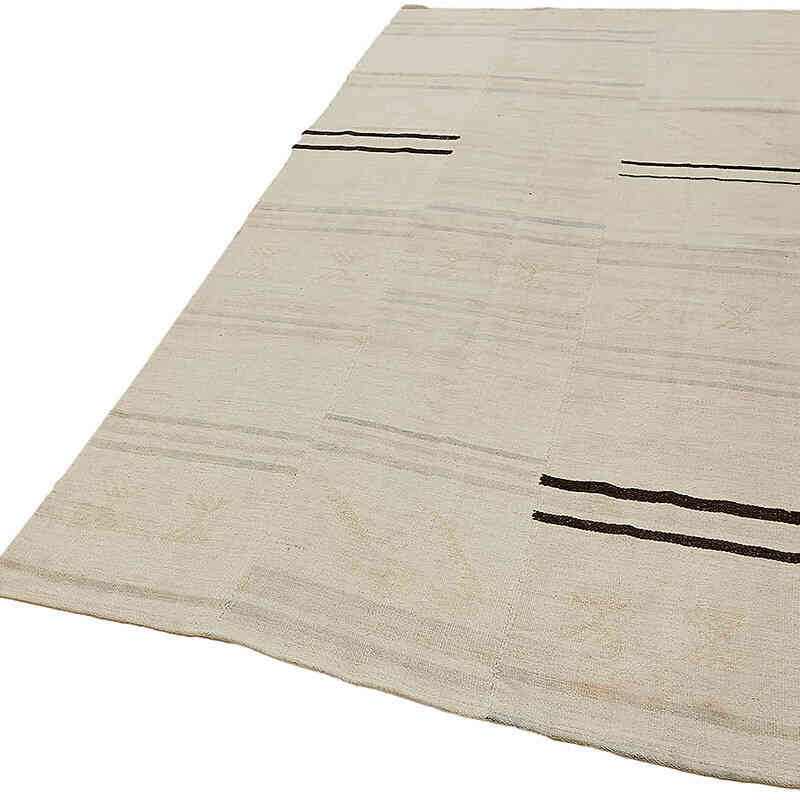 Vintage Anatolian Hemp Kilim Rug - 5' 1" x 10' 4" (61" x 124") - K0070571