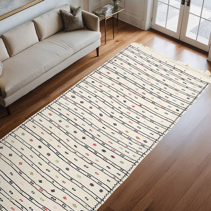 Alfombra Vintage Turco Kilim - 164 cm x 326 cm - K0070575