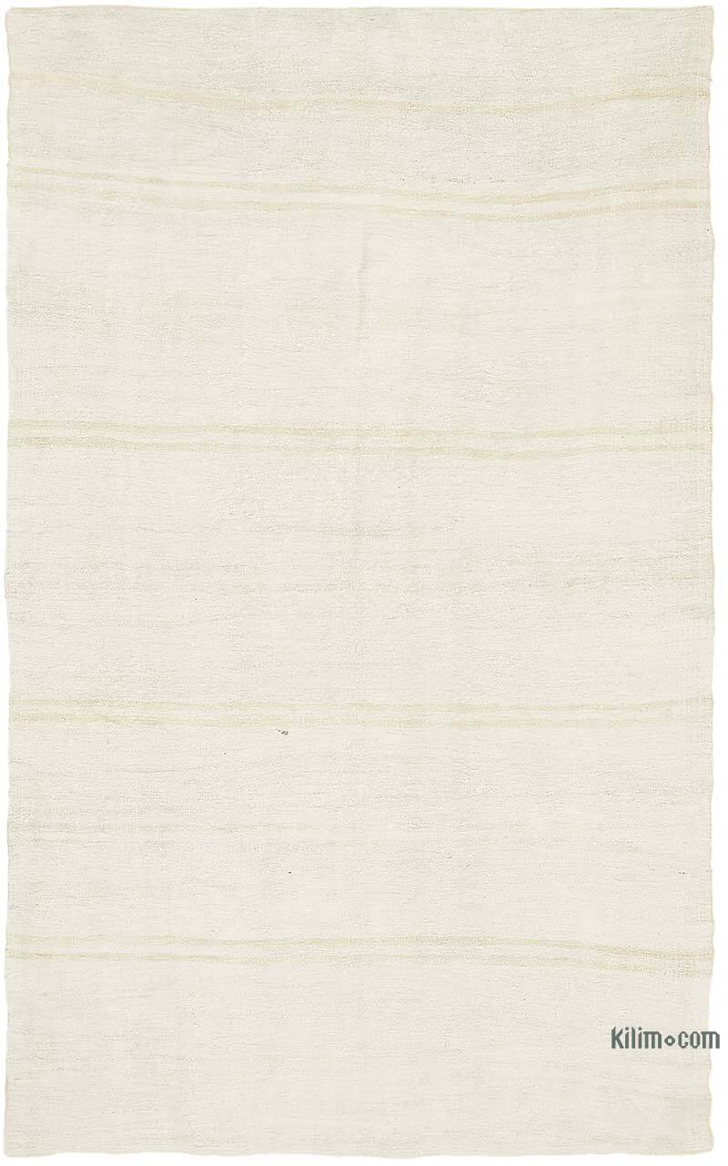 Vintage Anatolian Hemp Kilim Rug - 6' 2" x 11' 9" (74" x 141") - K0070577
