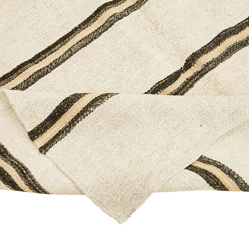 Vintage Anatolian Hemp Kilim Rug - 5' 3" x 10' 4" (63" x 124") - K0070579