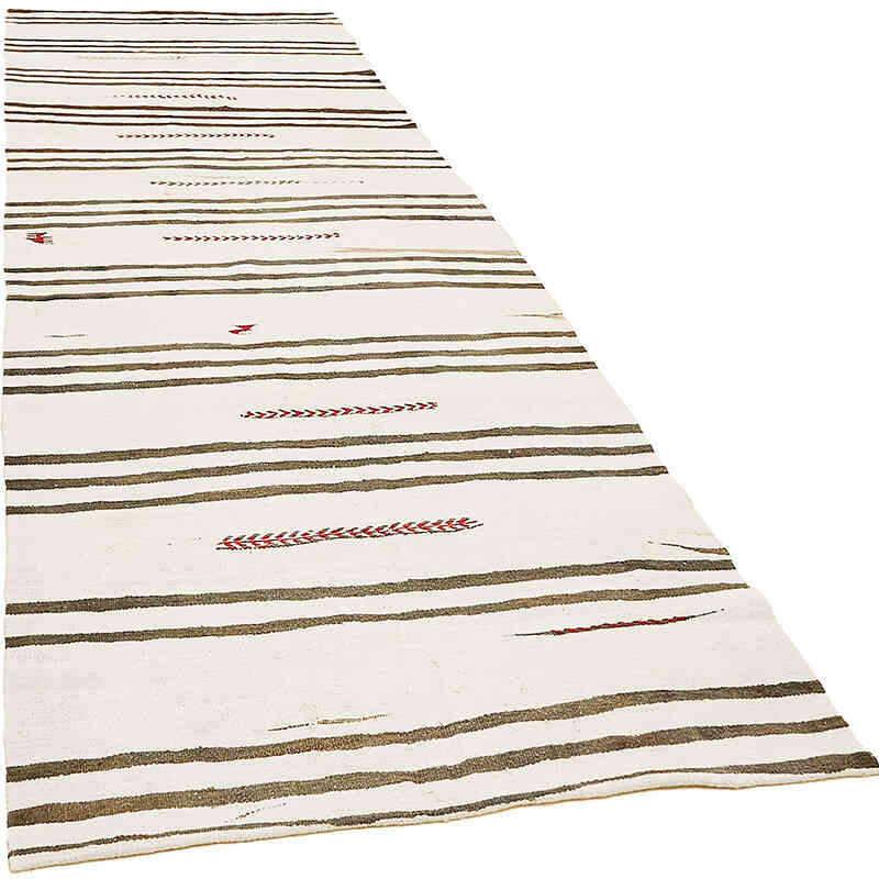 Alfombra Vintage Turco Kilim - 145 cm x 390 cm - K0070585
