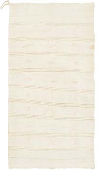 Vintage Anatolian Hemp Kilim Rug - 5' 8" x 10' 6" (68" x 126")