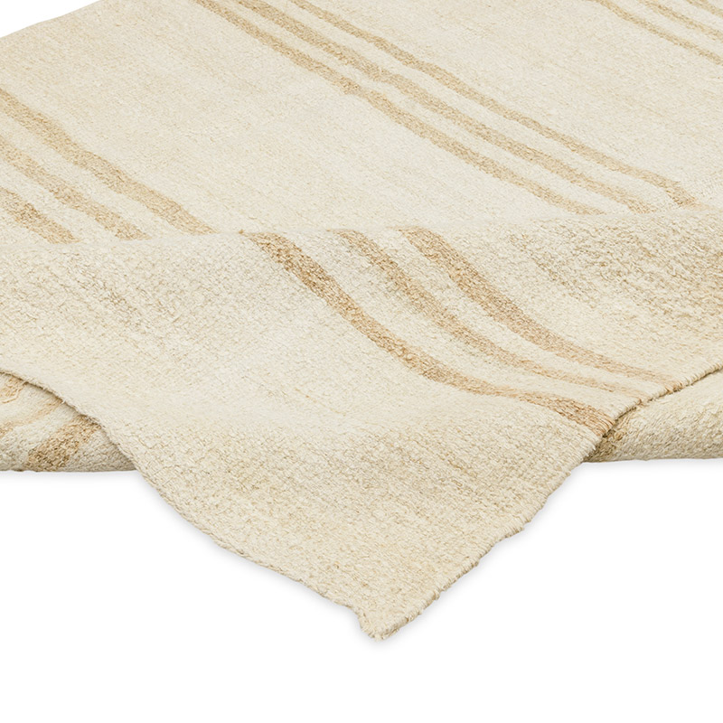 Alfombra Kilim Vintage de Cáñamo de Anatolia - 145 cm x 377 cm - K0070590