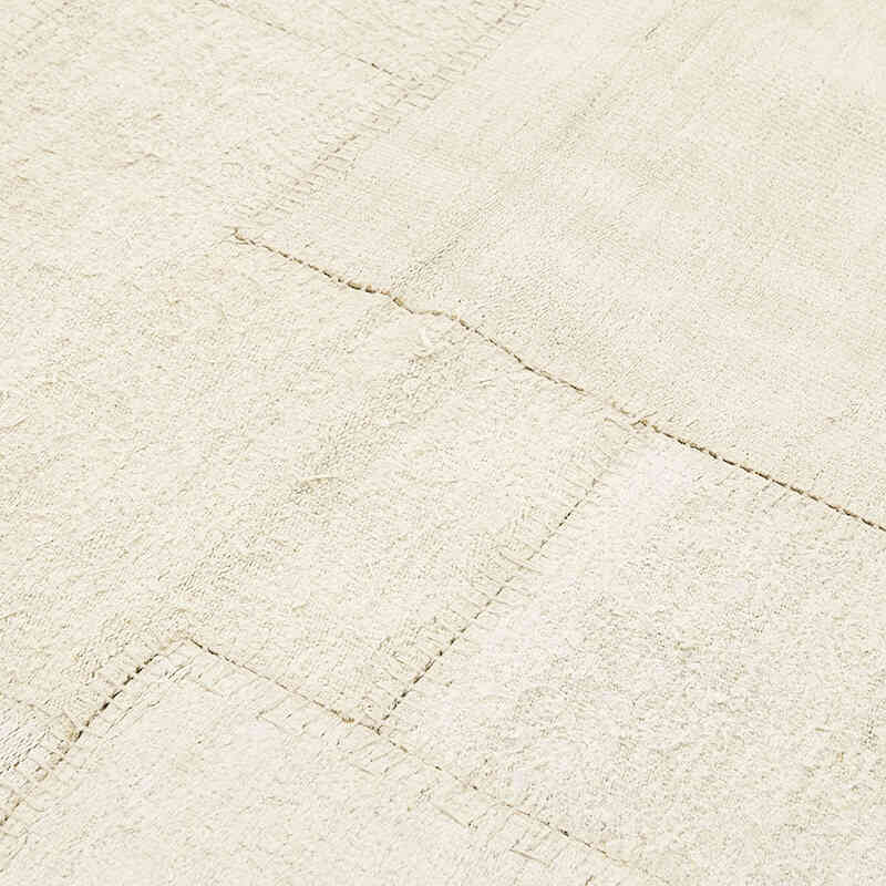 Alfombra Kilim de Cáñamo con Patchwork - 200 cm x 300 cm - K0070596