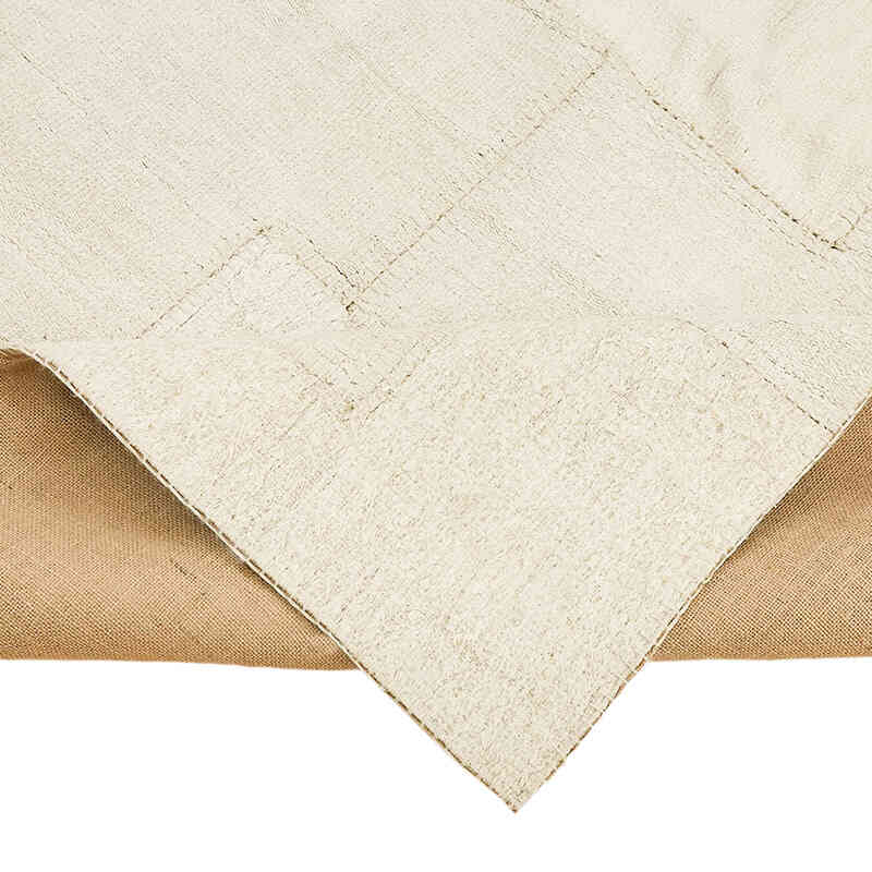 Alfombra Kilim de Cáñamo con Patchwork - 200 cm x 300 cm - K0070596