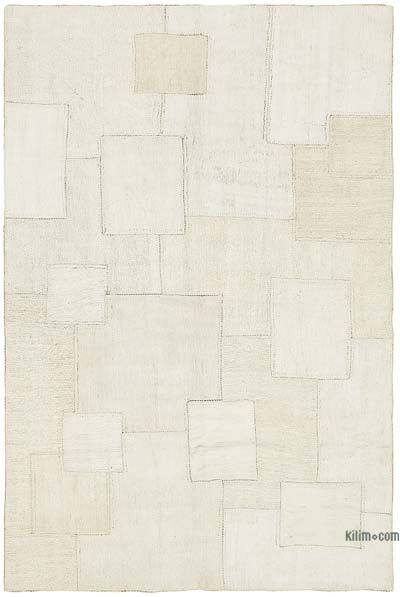 Patchwork Hemp Kilim Rug - 6' 7" x 9' 10" (79" x 118")
