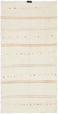 Vintage Anadolu Kendir Kilim - 195 cm x 380 cm - 195 cm x 380 cm