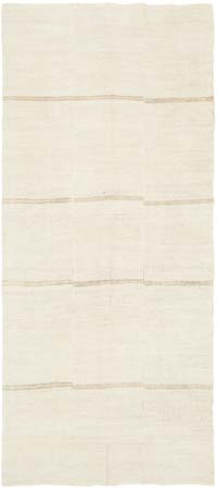 Alfombra Kilim Vintage de Cáñamo de Anatolia - 172 cm x 387 cm