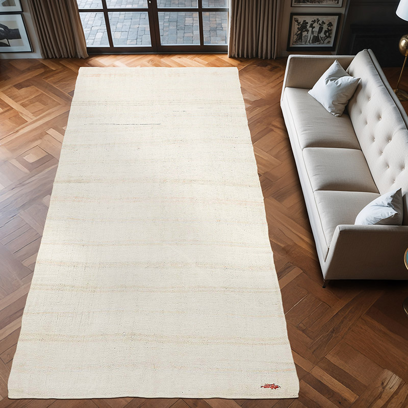 Vintage Anadolu Kendir Kilim - 177 cm x 380 cm - K0070609