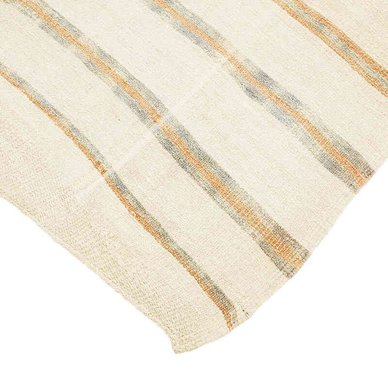 Vintage Anatolian Hemp Kilim Rug - 5' 8" x 11' 5" (68" x 137") - K0070610