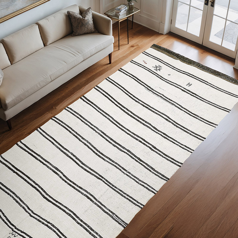 Alfombra Vintage Turco Kilim - 180 cm x 370 cm - K0070611