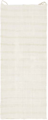 Alfombra Kilim Vintage de Cáñamo de Anatolia - 170 cm x 407 cm