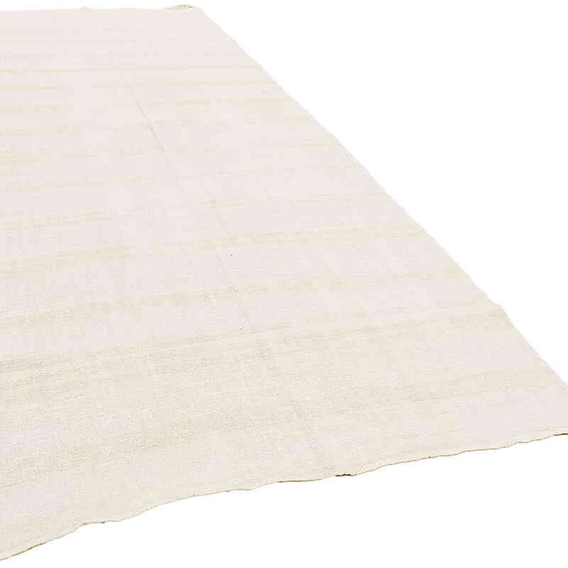 Vintage Anatolian Hemp Kilim Rug - 5' 7" x 13' 4" (67" x 160") - K0070612