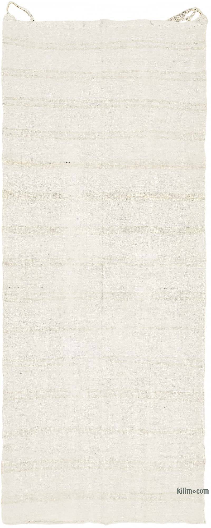 Vintage Anatolian Hemp Kilim Rug - 5' 7" x 13' 4" (67" x 160") - K0070612