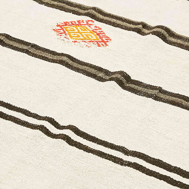 Vintage Anatolian Hemp Kilim Rug - 6' 7" x 12'  (79" x 144") - K0070618