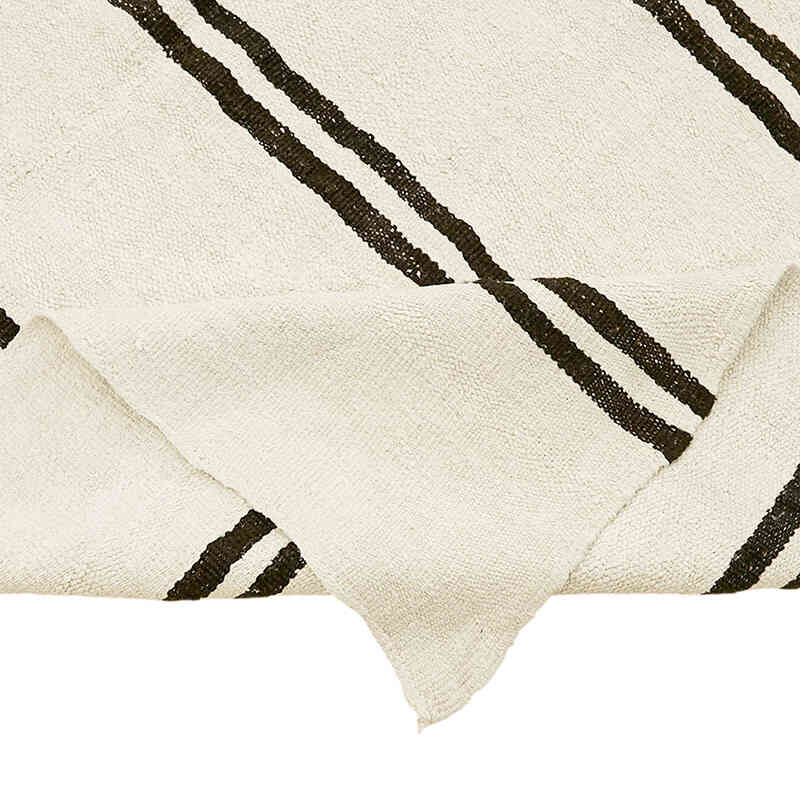 Vintage Anatolian Hemp Kilim Rug - 6' 7" x 12'  (79" x 144") - K0070618