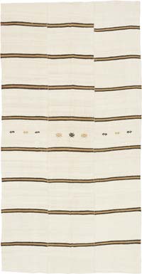 Vintage Anadolu Kendir Kilim - 205 cm x 395 cm - 205 cm x 395 cm