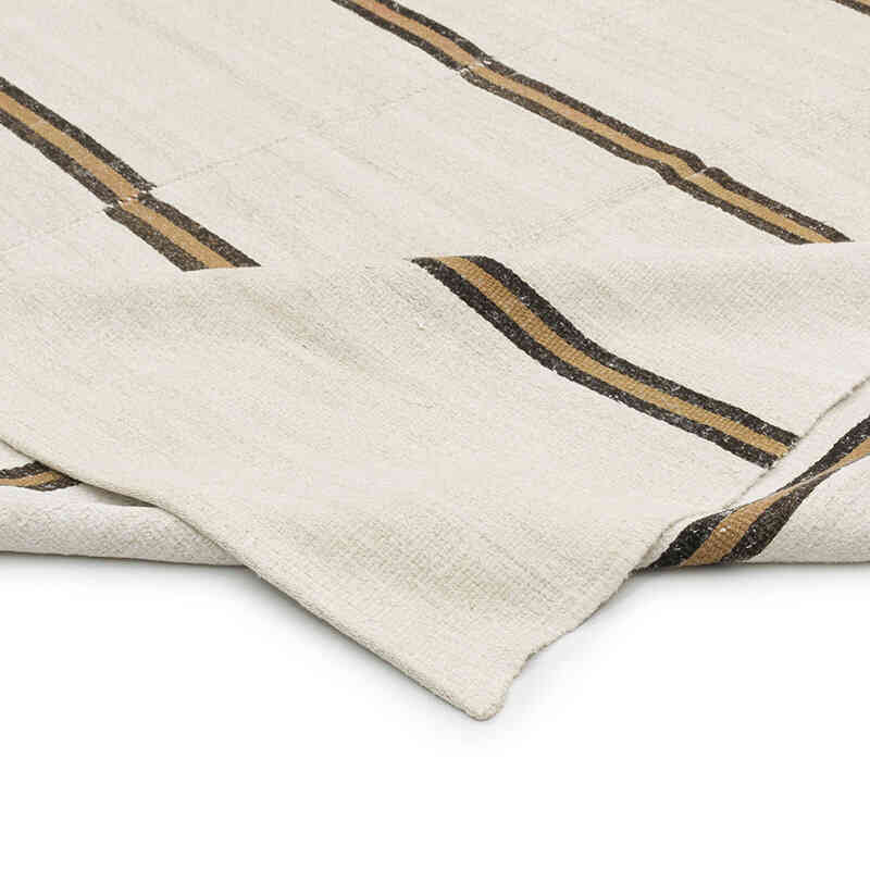 Vintage Anatolian Hemp Kilim Rug - 6' 9" x 13'  (81" x 156") - K0070620