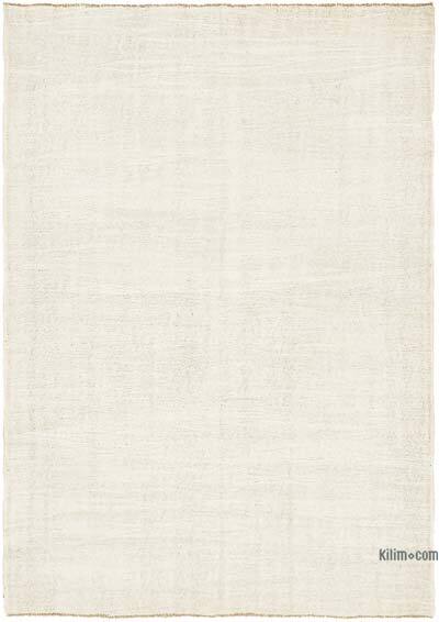 New Contemporary Handwoven Kilim Rug - 7' 3" x 10' 6" (87" x 126") - Vintage Yarn