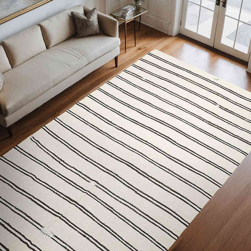 Alfombra Vintage Turco Kilim - 224 cm x 370 cm - K0070633