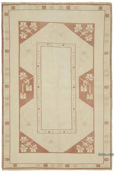 Alfombra Vintage Turca Anudada a Mano - 117 cm x 176 cm