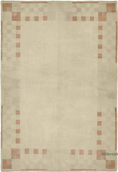 Alfombra Vintage Turca Anudada a Mano - 201 cm x 293 cm
