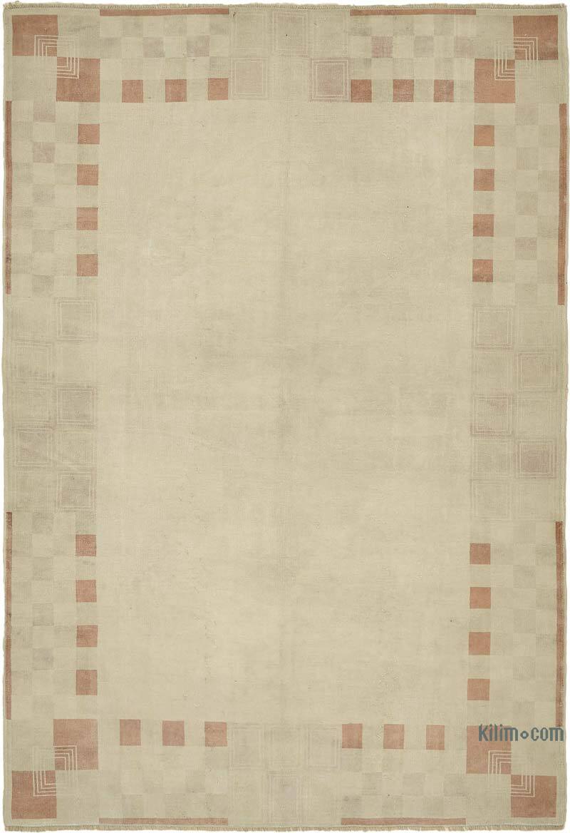 Alfombra Vintage Turca Anudada a Mano - 201 cm x 293 cm - K0070649