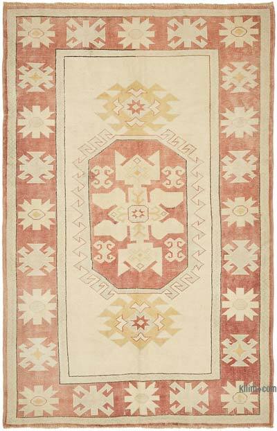 El Dokuma Vintage Halı - 162 cm x 244 cm