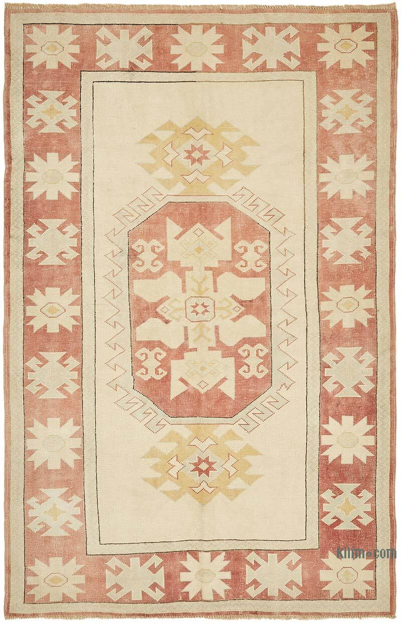 El Dokuma Vintage Halı - 162 cm x 244 cm - K0070659
