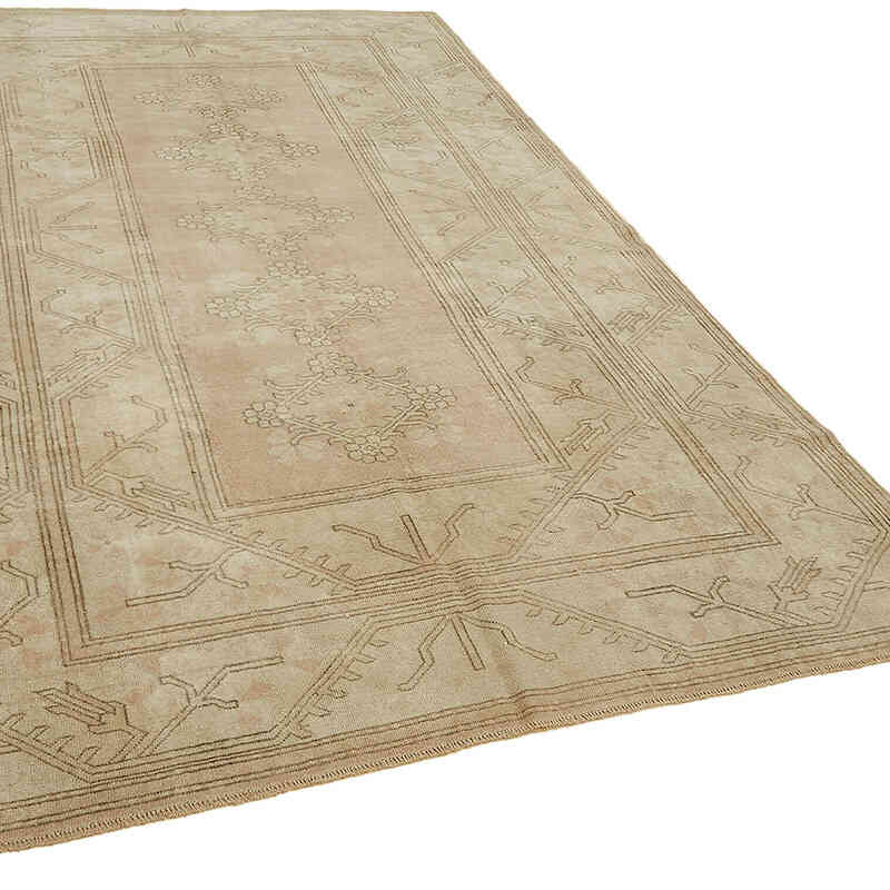 Alfombra Vintage Turca Anudada a Mano - 196 cm x 316 cm - K0070667