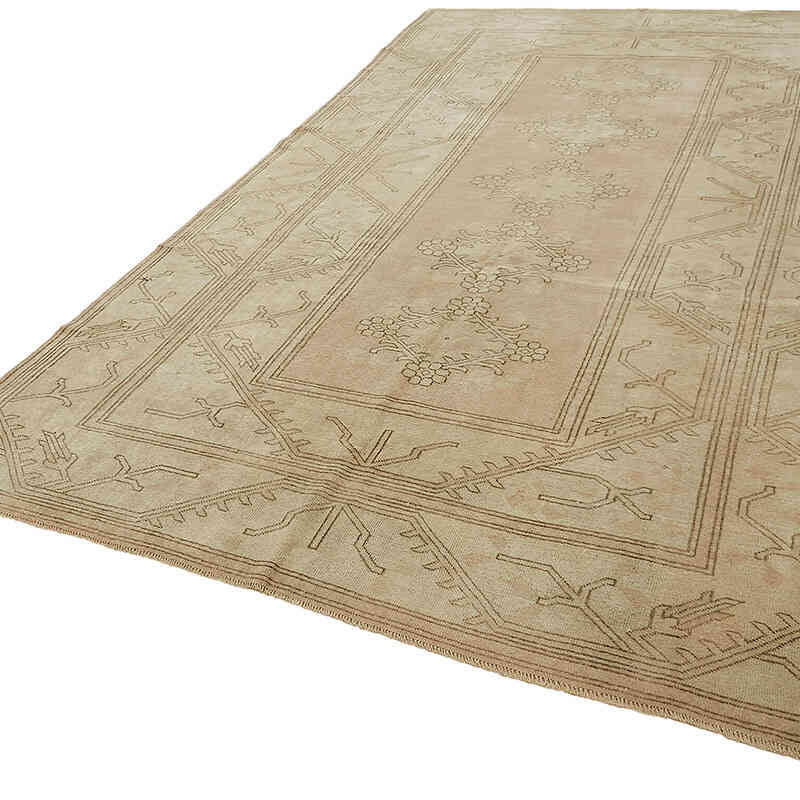 Alfombra Vintage Turca Anudada a Mano - 196 cm x 316 cm - K0070667