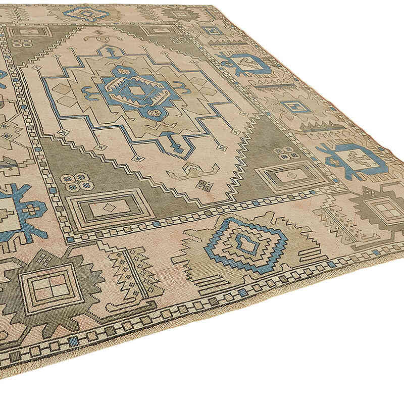 Vintage Turkish Hand-Knotted Rug - 7' 11" x 10' 8" (95" x 128") - K0070672