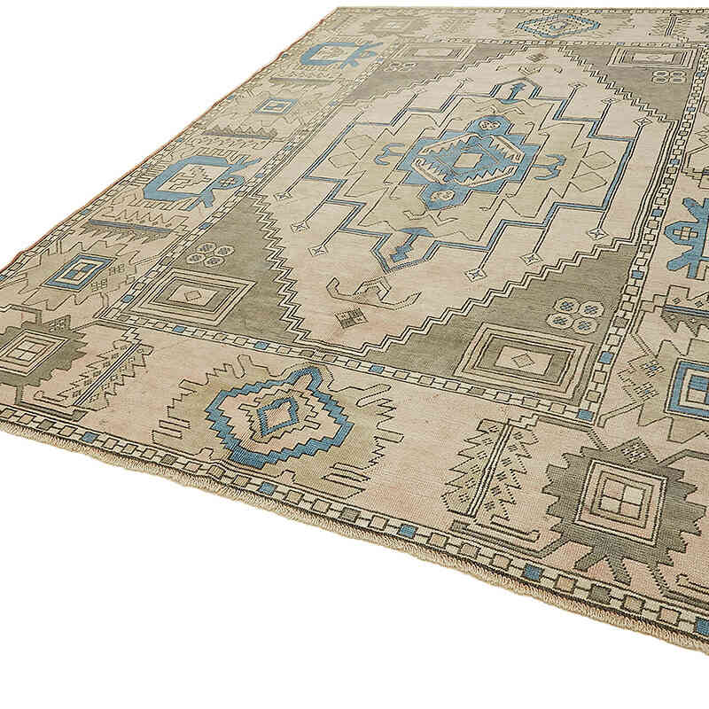 Vintage Turkish Hand-Knotted Rug - 7' 11" x 10' 8" (95" x 128") - K0070672