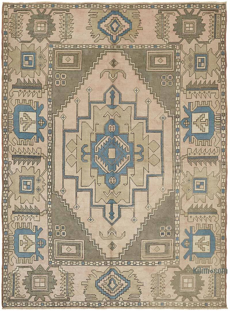 Vintage Turkish Hand-Knotted Rug - 7' 11" x 10' 8" (95" x 128") - K0070672