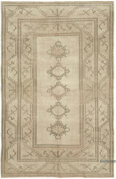 El Dokuma Vintage Halı - 222 cm x 347 cm