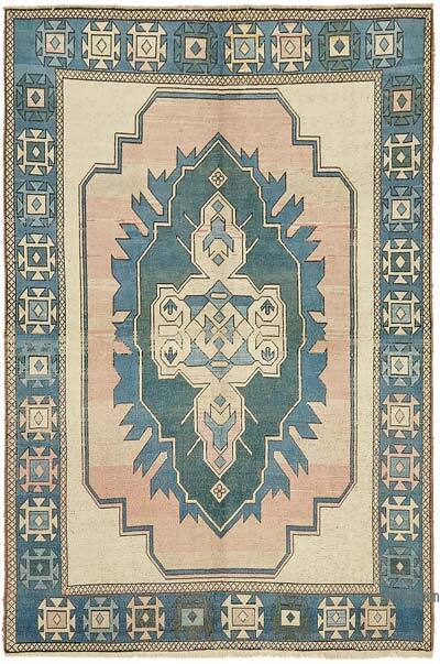 Alfombra Vintage Turca Anudada a Mano - 226 cm x 330 cm