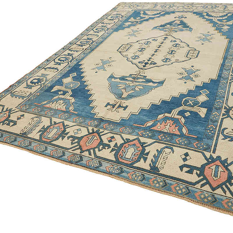 Vintage Turkish Hand-Knotted Rug - 7' 10" x 11' 9" (94" x 141") - K0070687