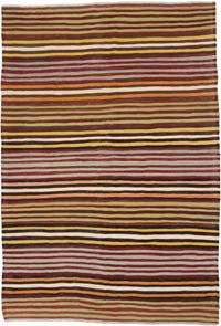 Vintage Konya Kilim Rug - 6' 3" x 9' 4" (75" x 112")