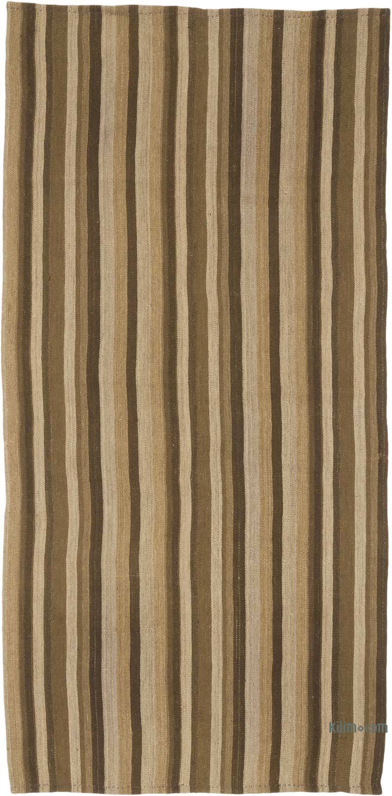 Vintage Anatolian Kilim Rug - 4' 4" x 8' 10" (52" x 106") - K0070695