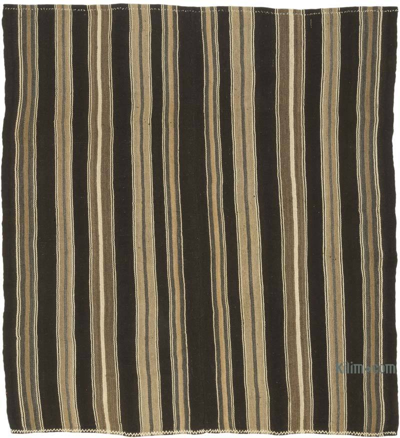 Vintage Anatolian Kilim Rug - 6' 7" x 7' 3" (79" x 87") - K0070702