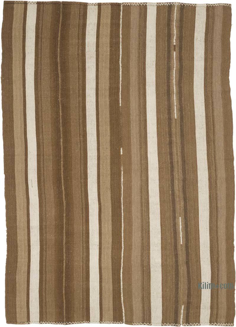 Vintage Anatolian Kilim Rug - 6' 5" x 9'  (77" x 108") - K0070710