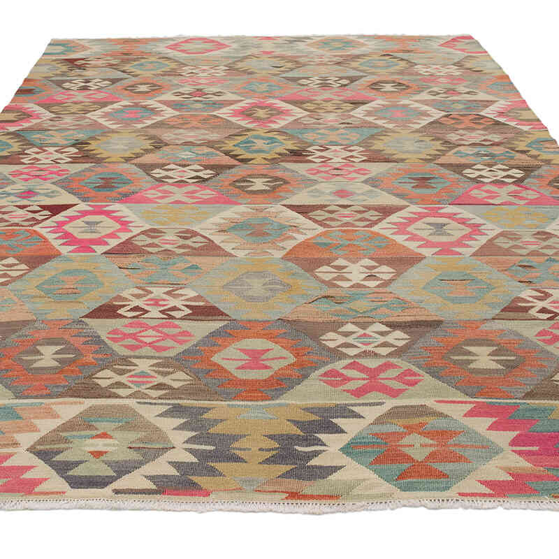 Vintage Tavas Kilim Rug - 6'  x 8' 11" (72" x 107") - K0070718