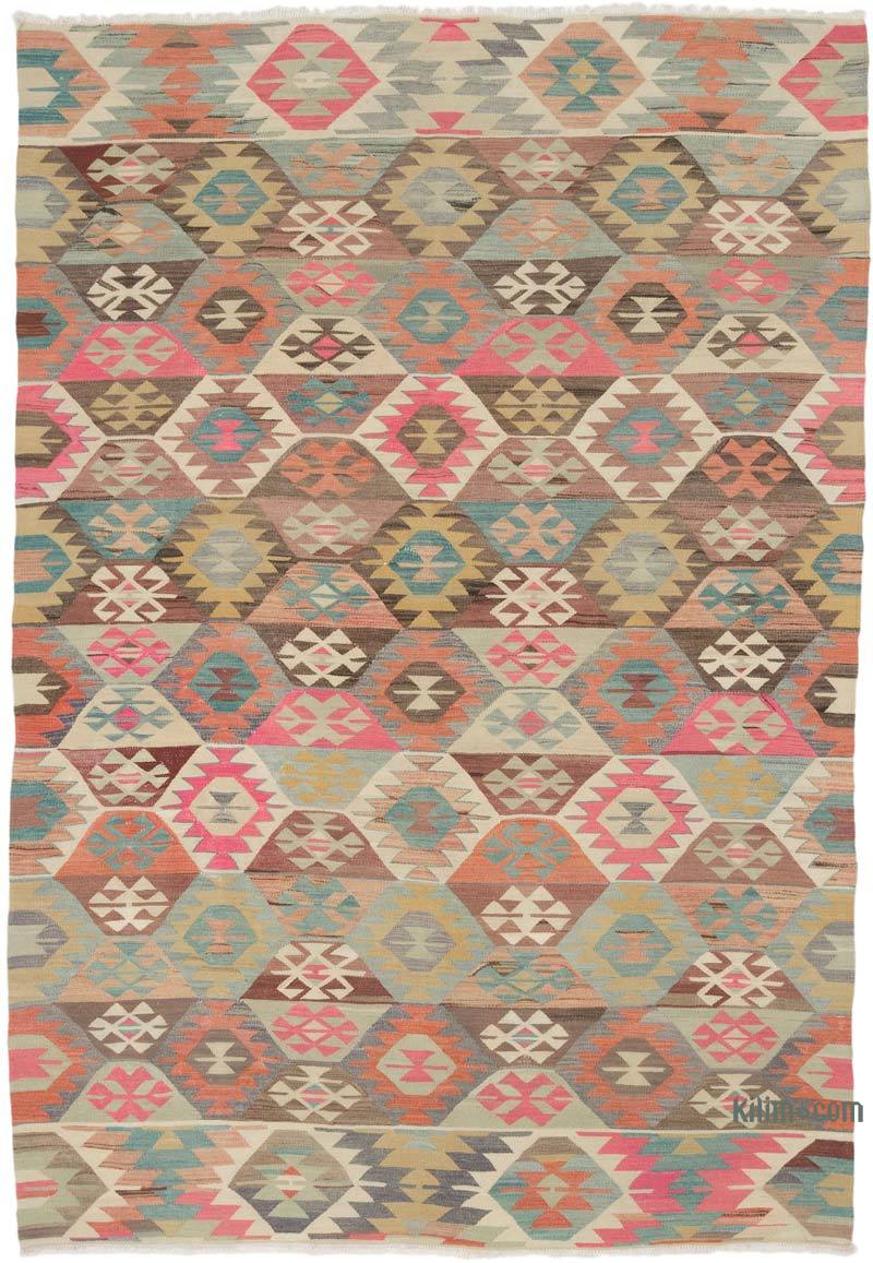 Vintage Tavas Kilim Rug - 6'  x 8' 11" (72" x 107") - K0070718