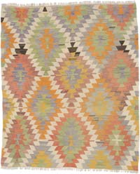 Alfombra Vintage Denizli Kilim - 114 cm x 138 cm